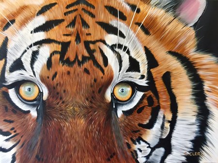 "Rajah" Acrylique sur toile 80 x 60 cm - VENDU -
