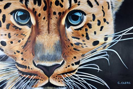 "Amori" Acrylique sur toile 81 x 54 cm - VENDU -