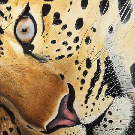 "Hypnose" Acrylique sur toile 70 x 70 cm - VENDU -