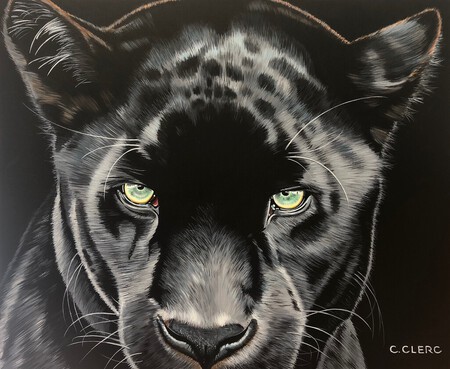 "Onyx" Acrylique sur toile 73 x 60 cm - VENDU -